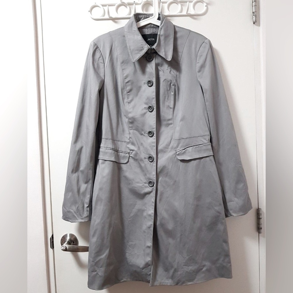 Gray Trench Coat | Jacob